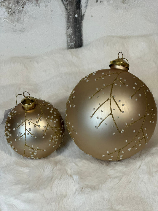 palla oro - decorazione per albero