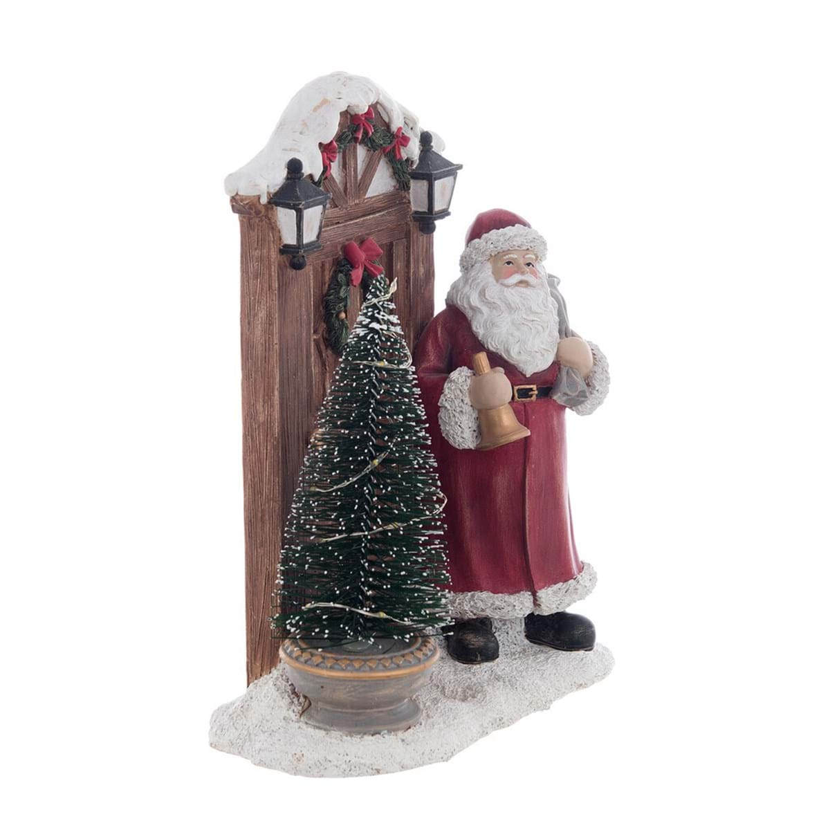 Decoro Santa Claus con led